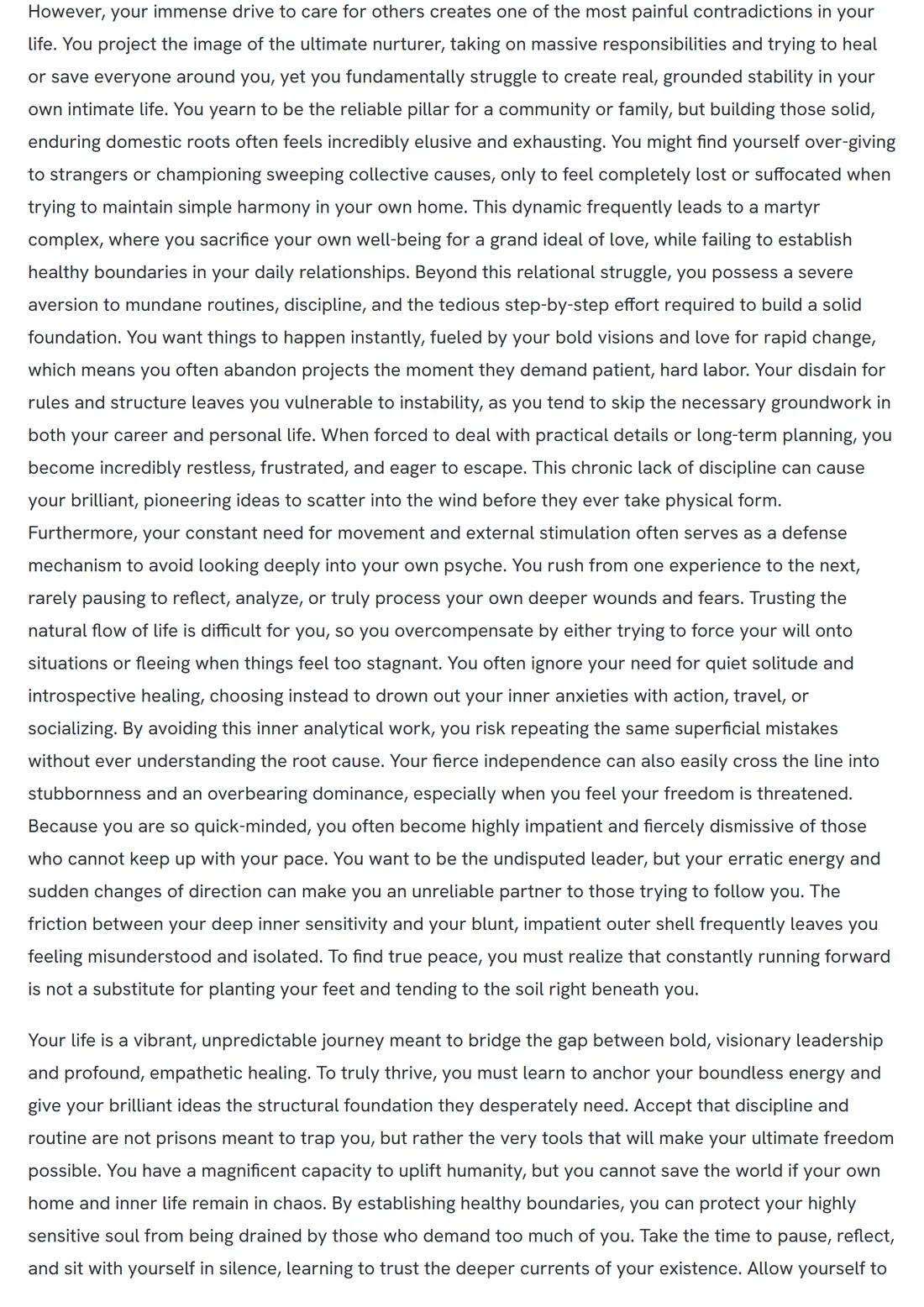 Opus Max sample reading, page 2 of 16